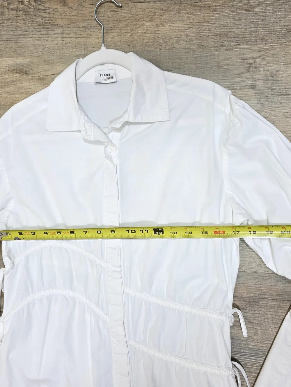 SUBOO SIA DRAWCORD SHIRT SIZE XS MSRP $229